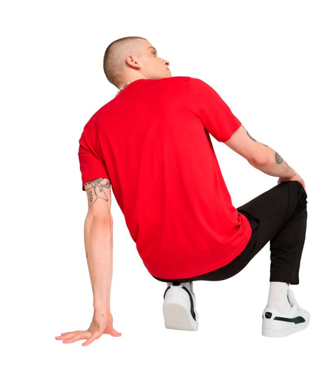 T-shirt Puma Essentials Rouge