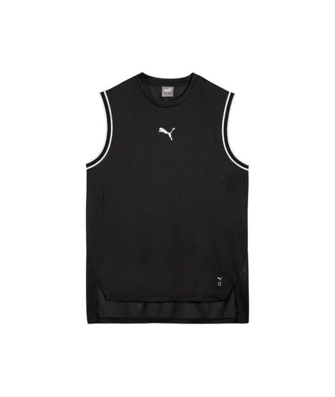 Camiseta de Baloncesto Puma Winning t Mesh Ta, Negro, Hombre