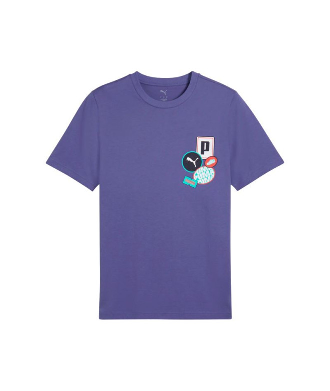 T-shirt Puma Graphics IconBlue Crystal Homme