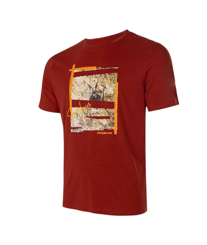 Camiseta de Montaña Trangoworld Excelsior Hombre Rojo