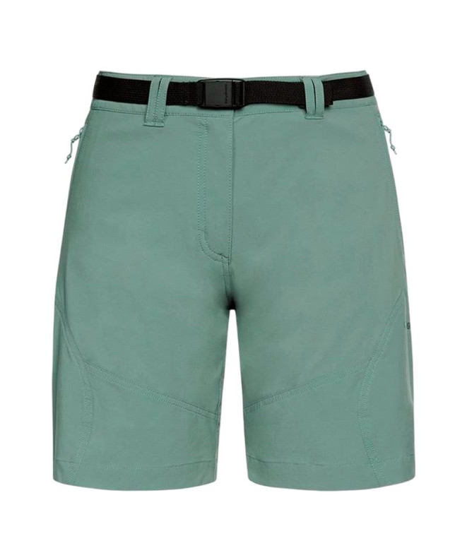 Pantalones Cortos Trangoworld Assy Sf Mujer Gris Azulado
