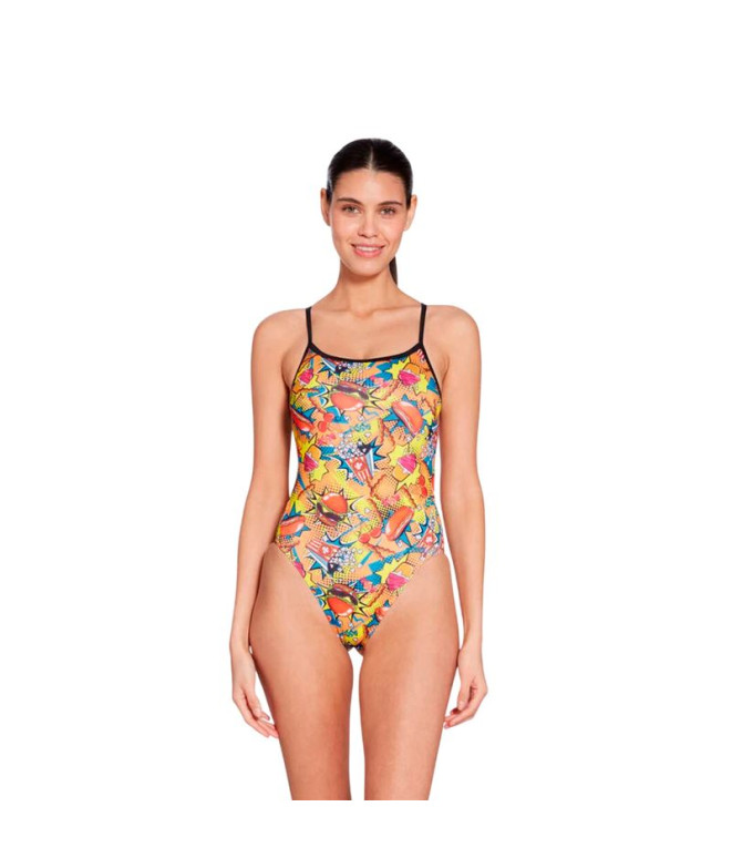 Fato de banho de Natação Zoggs Printed Rayback E+ Mulher Peckish