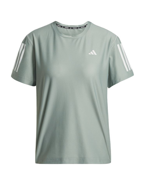 Camiseta de Running adidas Own the Run Mulher Verde