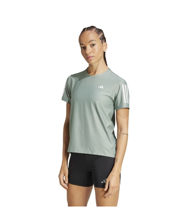 Camiseta de Running adidas Own the Run Mujer Verde