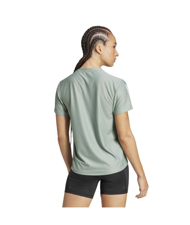 Camiseta de Running adidas Own the Run Mujer Verde