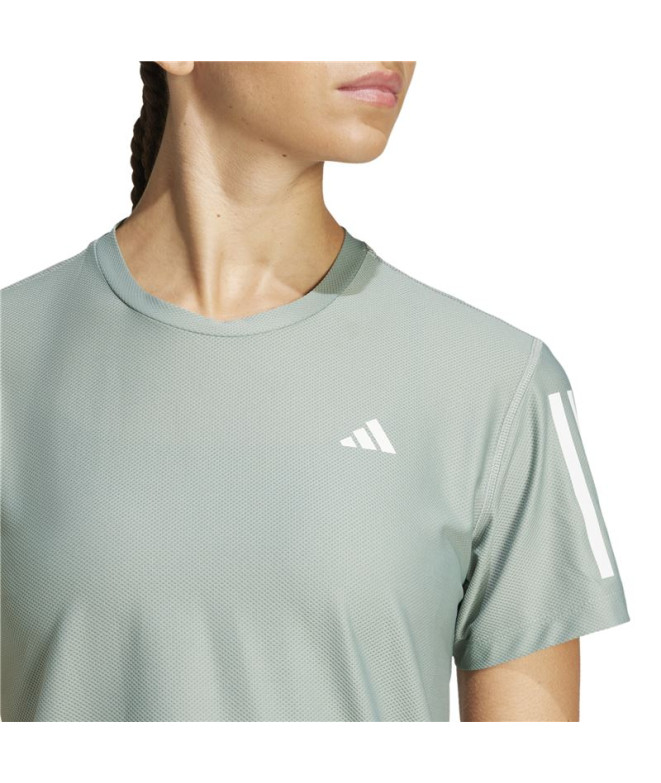 T-shirt de Running adidas Own the Run Femme Verte