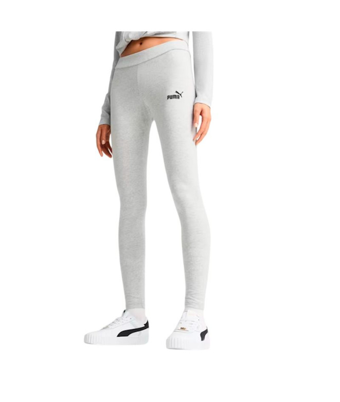 Mallas Puma Essentials Small No. 1 Logo Mujer Gris