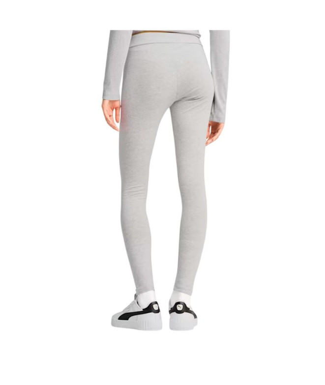 Mallas Puma Essentials Small No. 1 Logo Mujer Gris