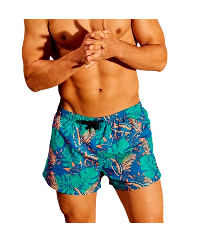 Maillot de bain De Plage et piscine Joma Santa Mónica Vert Bleu Enfant