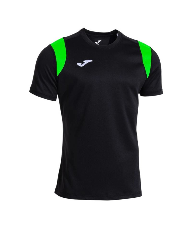 Camiseta Joma StimuluNegro-Verde Fluor Niño