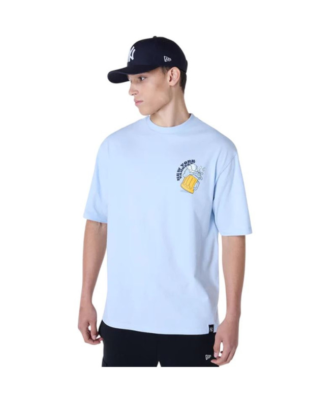 Camiseta New Era CLEAN LA DodgersLRYPastel Blue Hombre