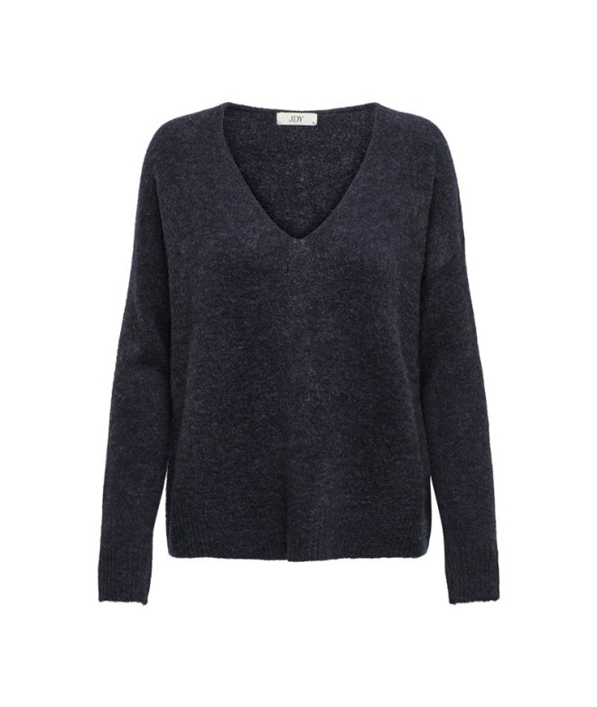 Sudadera Only Jdyelanora L/S V-Neck Pullo. Knt Noos Night Sky Detail:Mel Mujer