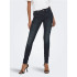 Pantalones Only Onlshape Reg Skinny Rea095 Noos Black Denim Mujer