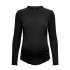Camiseta Only Olmemma L/S High Neck Noos Black Mujer