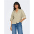 Camisa Only Onlthyra Ss Noos Oxford Tan Mujer
