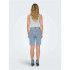 Calça Only Onlemily Hw Long Dnm Cro741 Noos Light Blue Denim Mulher