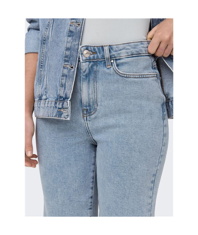 Pantalón Only Onlemily Hw Long Dnm Cro741 Noos...