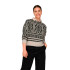Sudadera Only Onlfelicia Ls Zip Knt Pumice Stone Pattern Mujer