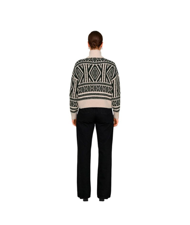 Sudadera Only Onlfelicia Ls Zip Knt Pumice...