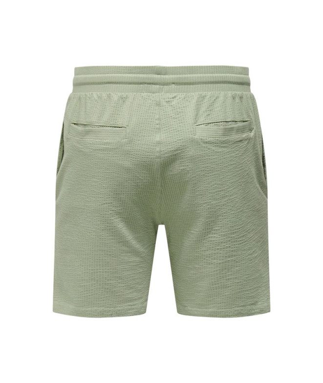 Calça Only & Sons Onskian Life Reg Seersucker...