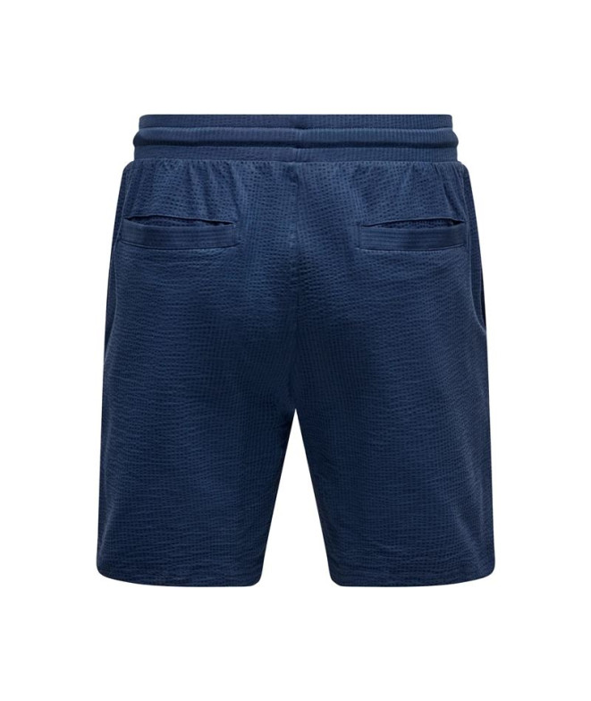 Calça Only & Sons Onskian Life Reg Seersucker...