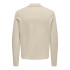 Polo Only & Sons Onscooper Reg Ls 12 Half Zip Polo Noos Silver Lining Homme