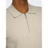 Polo Only & Sons Onscooper Reg Ls 12 Half Zip Polo Noos Silver Lining Homme