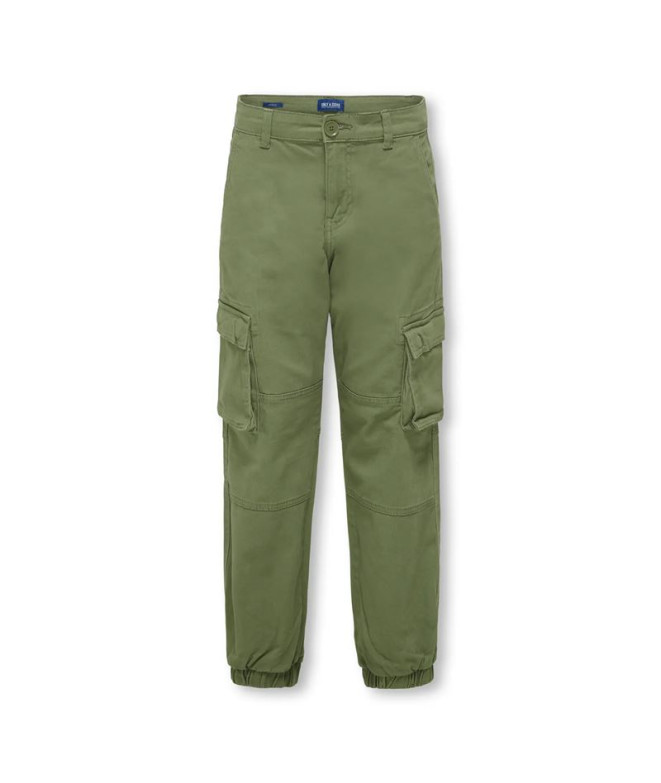 Pantalón Only & Sons Osjcam Stage Cargo Cuff Life Noos Deep Lichen Green Niño