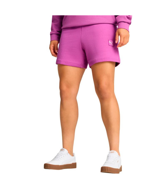 Calça Puma Essentials Elevatedd-Ris, Wild Berry...