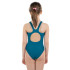 Maillot de bain de Natation Aquarapid Libe Fille Bleu