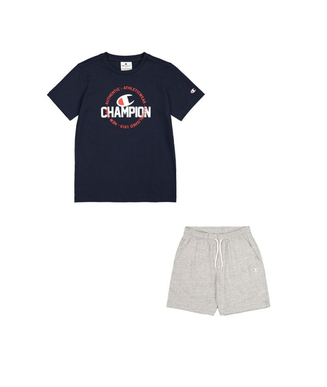 Chándal Champion Niño Marino/Gris