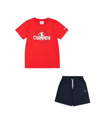 Survêtement Champion Enfant Rouge/Marin