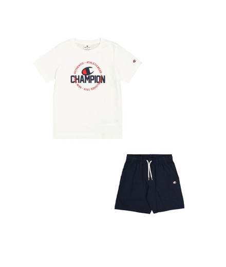 Survêtement Champion Enfant Blanc/Marin Survêtement Champion Enfant Blanc/Marin