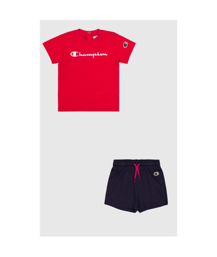 Survêtement Champion Bébés Rouge/Marine Survêtement Champion Bébés Rouge/Marine