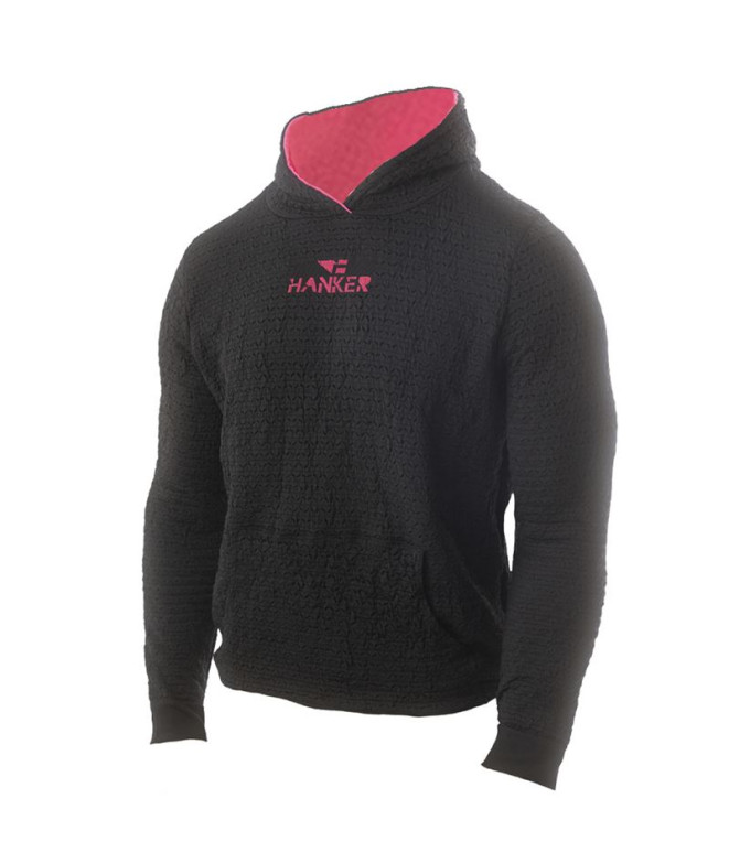 Sudadera de Trail Hanker Chok Hombre Negro-Rosa