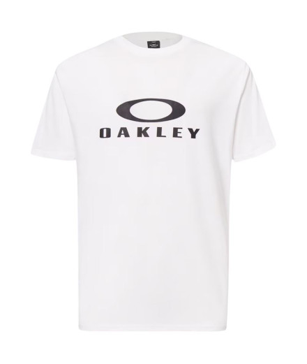 Camiseta de Casual Oakley O Bark 2.0 Homem Branco/Preto