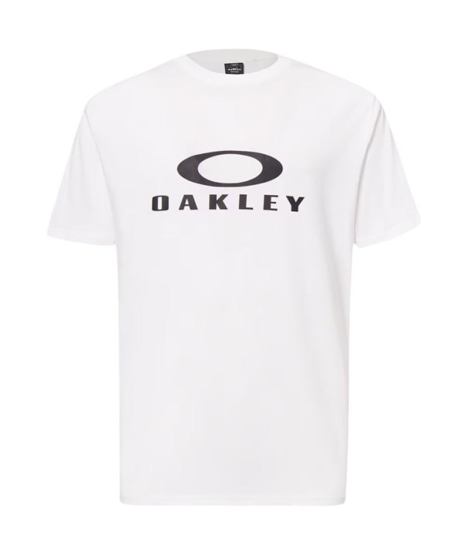 Camiseta de Casual Oakley O Bark 2.0 Hombre Blanco/Negro