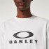 Camiseta de Casual Oakley O Bark 2.0 Homem Branco/Preto