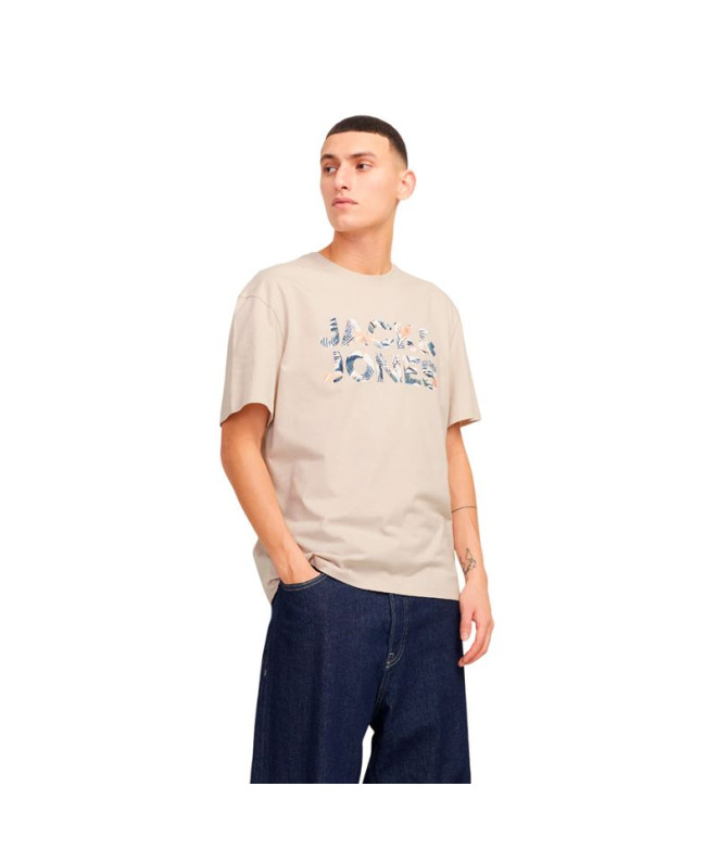 Camiseta Jack and Jones Jjebryan Corp Logo O-Neck Noos Moonbeam Hombre