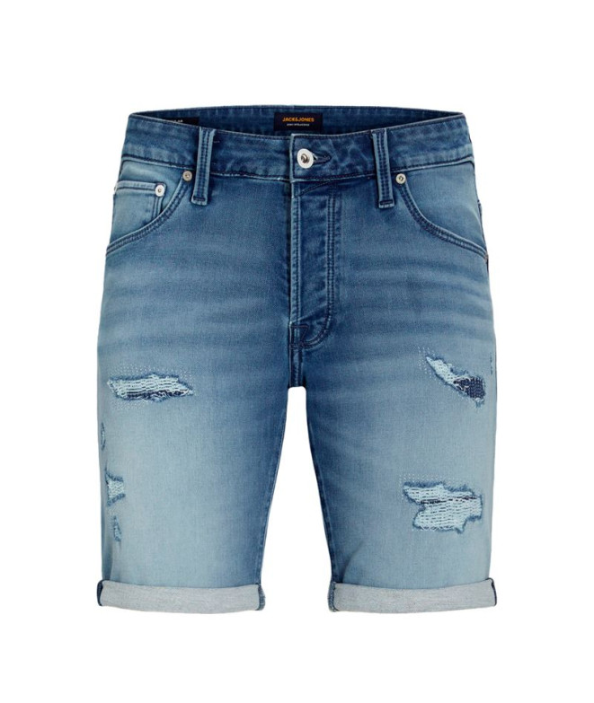Pantalon Jack and Jones Jjirick Jjicon I.K. Ge 136 Blue Denim Homme