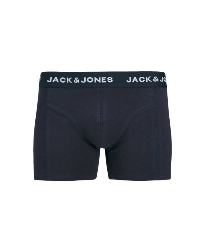 Calzoncillo Jack and Jones Jacdenim Dog 3 Pack Dark Navy Hombre