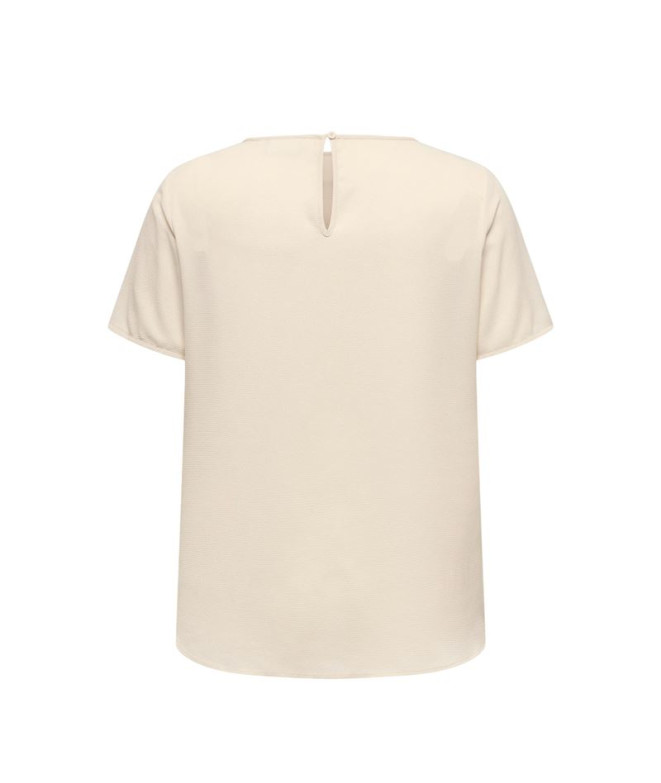 Camiseta Only Carvica Life Ss Noos Moonbeam Mujer