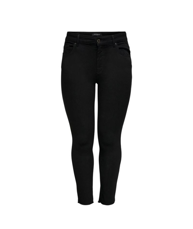 Pantalón Only Carwilly Reg Sk Ak Rw Rea2343 Noos Black Mujer