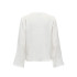 Camiseta Only Onlirina S/S O-Neck Top Jrs Noos Mujer Cloud Dancer