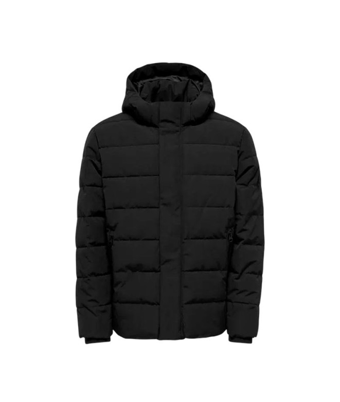 Chaqueta Only & Sons Onscayson Puffa Otw Noos Black Hombre