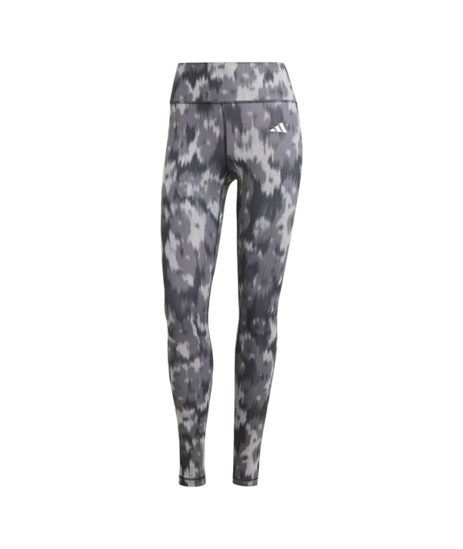Mallas de Fitness adidas Optime Essentials Aop Flower Tie-Dye Mujer Negro