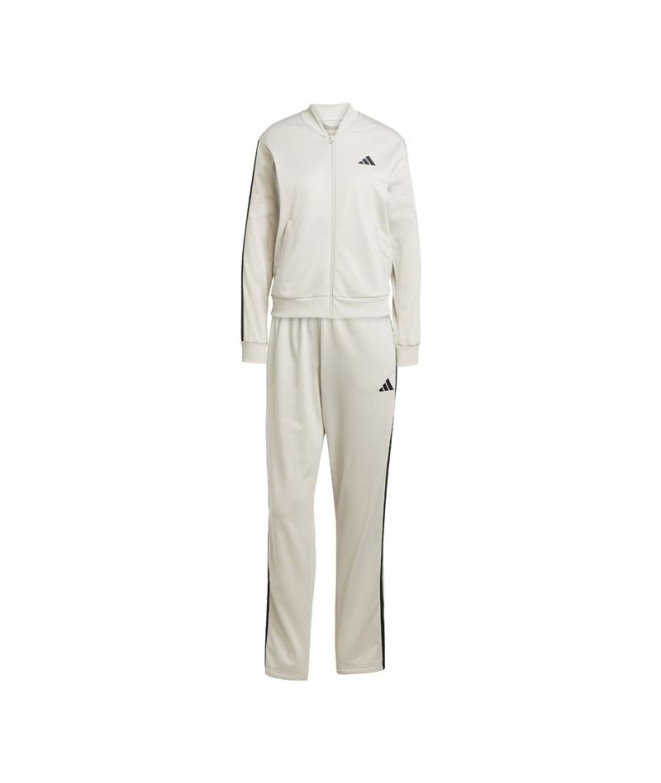 Chandal adidas 3 Bandas Tr Mujer Beige/Negro