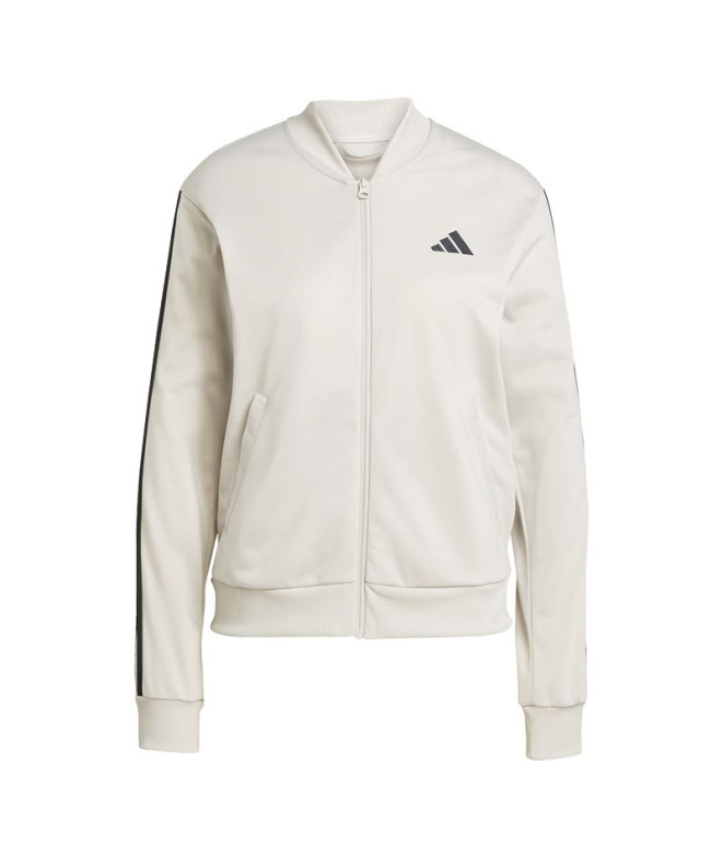 Chandal adidas 3 Bandas Tr Femme Beige/Noir
