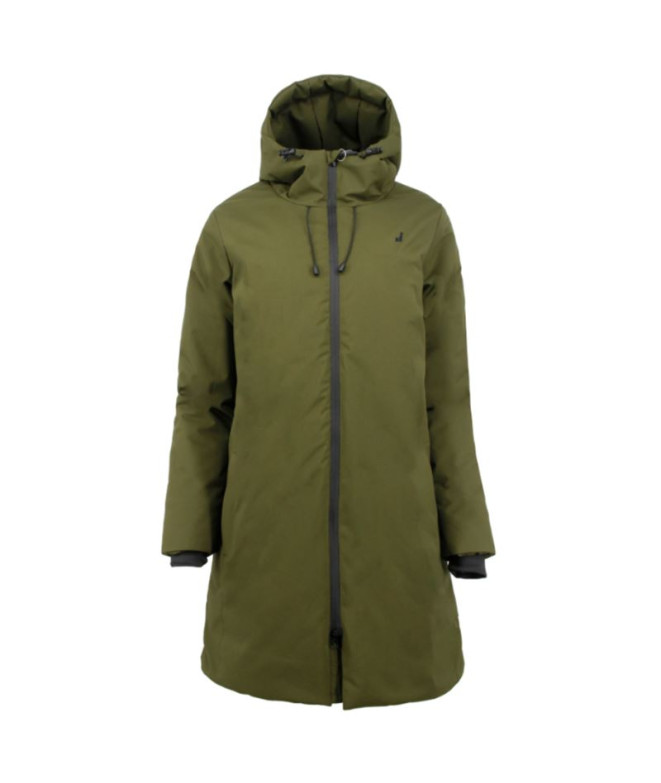 Chaqueta de Montaña Joluvi Stormy Mujer Verde Caza/Negro