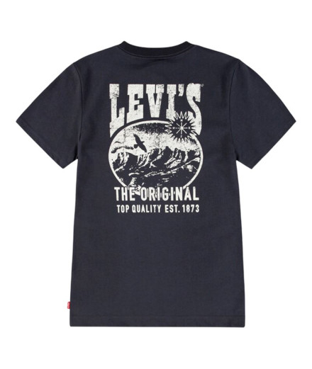 T-shirt Levi's Lvb Valley View Enfant Jet Noir 2